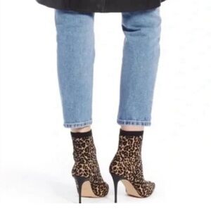 Something Navy Leopard Heels
